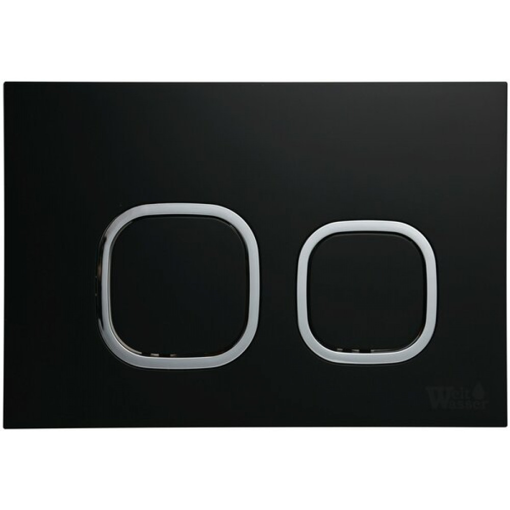 !Кнопка для инсталляции WeltWasser WW AMBERG RD-BL черная матовая