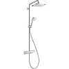 Душевая система Hansgrohe Croma E 280 Showerpipe 27660000 с термостатом, для душа, EcoSmart, хром