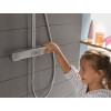 Душевая система Hansgrohe Croma E 280 Showerpipe 27660000 с термостатом, для душа, EcoSmart, хром