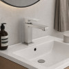 Смеситель для раковины Boheme Qubic 471-NB brushed nickel