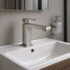 Смеситель для раковины Boheme Qubic 471-NB brushed nickel