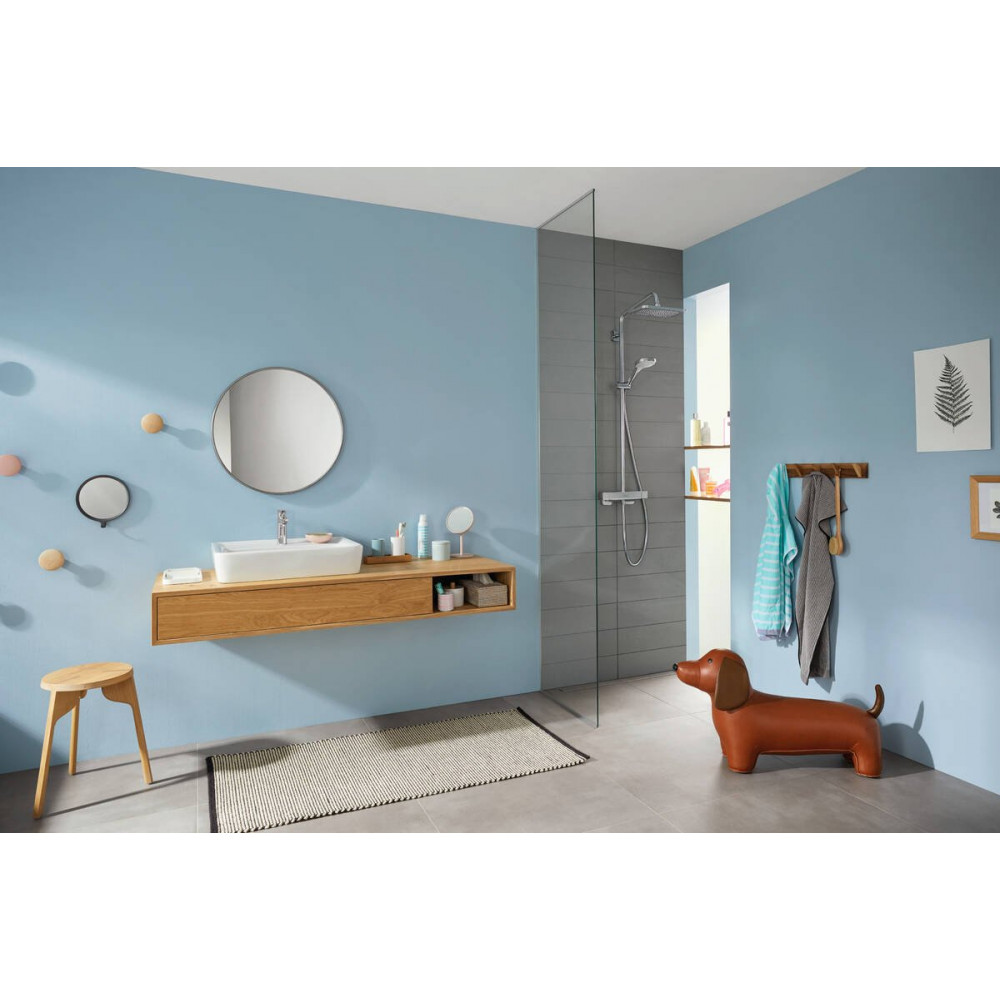 Душевая стойка Hansgrohe Croma 27630000 для душа, с термостатом