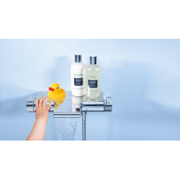 Термостатический смеситель для ванны Grohe Grohtherm 2000 New 34464001 с полочкой, хром