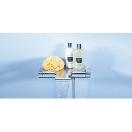 Термостатический смеситель для ванны Grohe Grohtherm 2000 New 34464001 с полочкой, хром