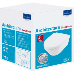 Унитаз подвесной Villeroy & Boch Architectura 4694HR01 с сиденьем микролифт