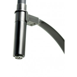 Смеситель для кухни Lemark Soul LM6007BL с гибким изливом, черный