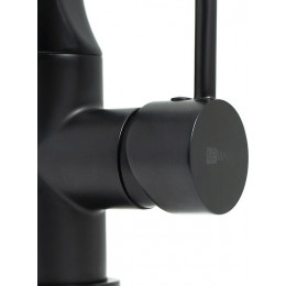 Смеситель для кухни Lemark Soul LM6007BL с гибким изливом, черный