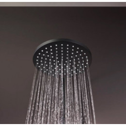 Душевая система Hansgrohe Vernis Blend Showerpipe 200 1jet 26276670 с термостатом черный матовый