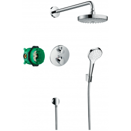 Душевая система Hansgrohe Croma Select S 27295000 встраиваемая, с внутренней частью