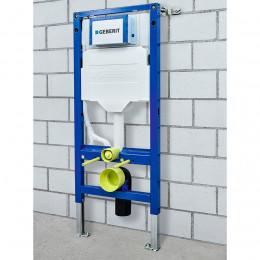 Инсталляция для подвесного унитаза, Geberit Duofix 112 см, со смывным бачком Sigma 12 см, без креплений (111.950.00.6)