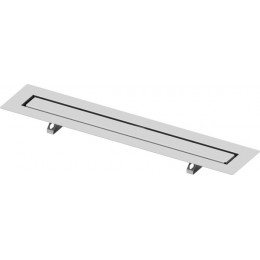 Дренажный канал для укладки натурального камня TECE TECEdrainline Серебристый металлик 651000