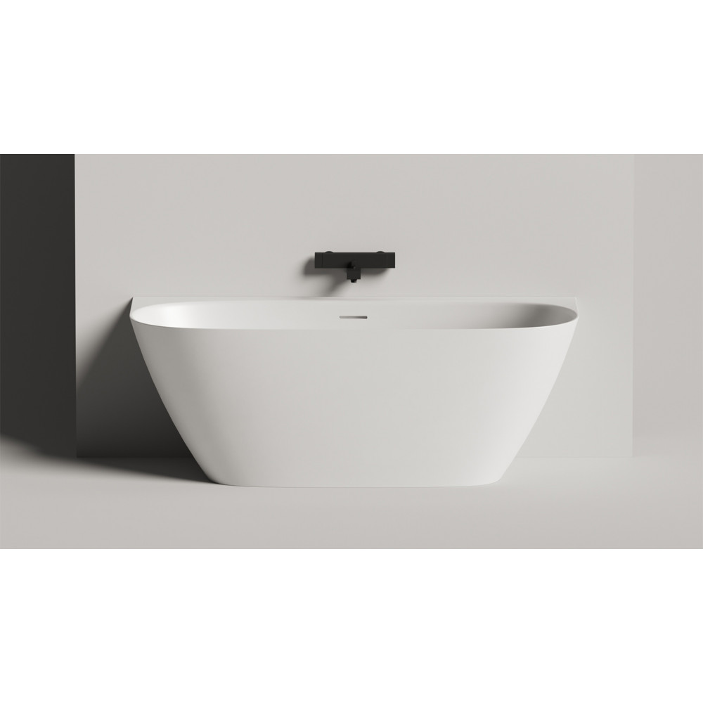 Пристенная ванна S-Sense SOFIA WALL 160 Глянцевая 102517G Salini