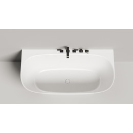Пристенная ванна S-Sense SOFIA WALL 160 Глянцевая 102517G Salini