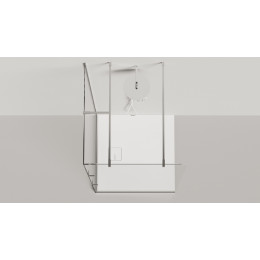 Душевой поддон S-Stone OASI 90х90 Матовый 120321M Salini