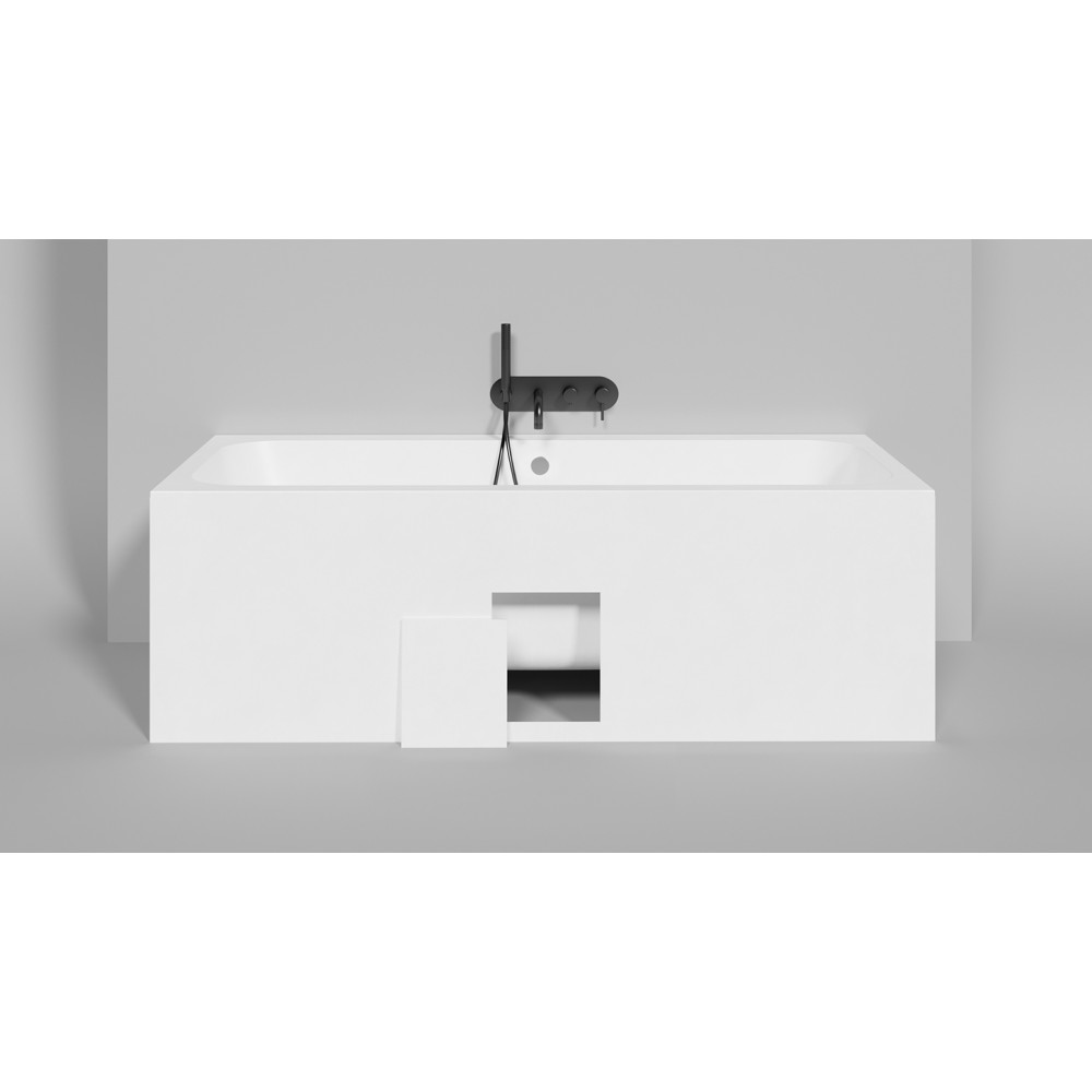 Встраиваемая ванна S-Sense ORLANDA AXIS 180x80 Глянцевая 103212G Salini