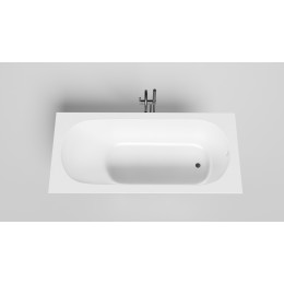 Встраиваемая ванна S-Sense ORNELLA 180x80 Глянцевая 102312G Salini