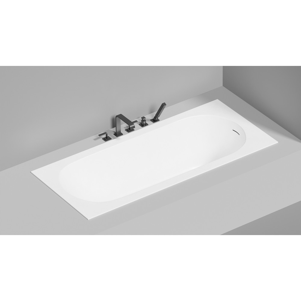 Встраиваемая ванна S-Sense ORNELLA KIT 180x80 Глянцевая 102412G Salini