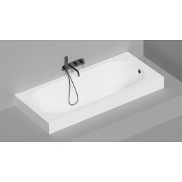 Встраиваемая ванна S-Sense ORNELLA 180x80 Глянцевая 102312G Salini