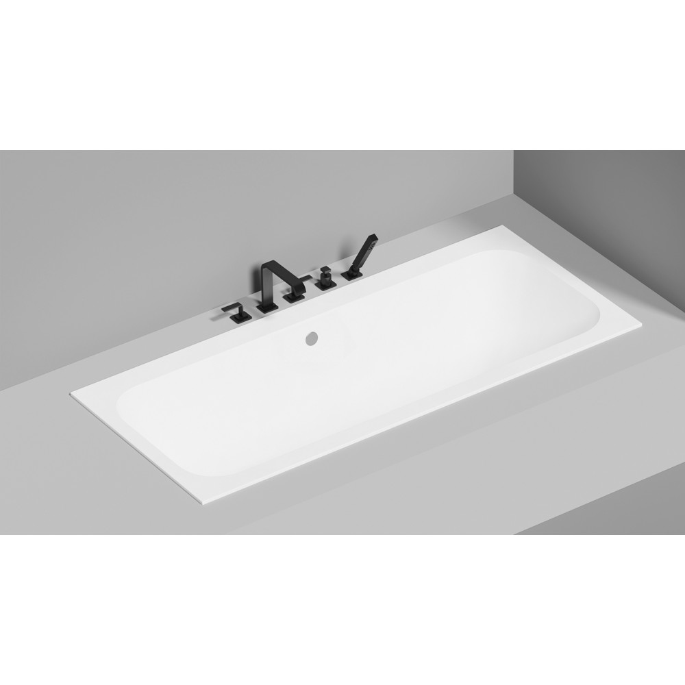 Встраиваемая ванна S-Sense ORLANDA AXIS 180x80 Глянцевая 103212G Salini