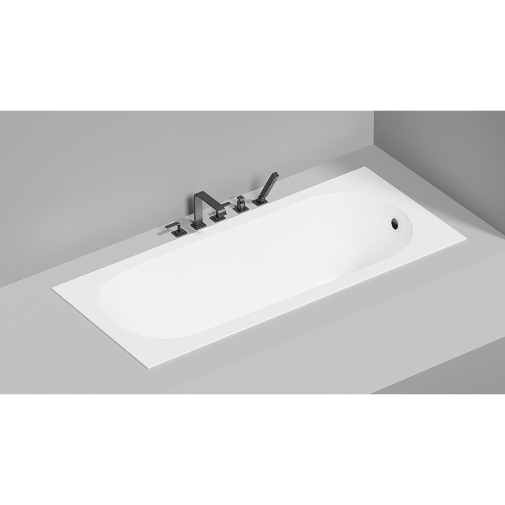 Встраиваемая ванна S-Sense ORNELLA 180x80 Глянцевая 102312G Salini