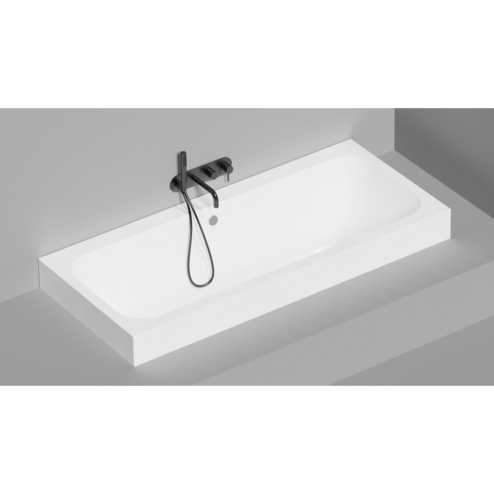Встраиваемая ванна S-Sense ORLANDA AXIS 180x80 Глянцевая 103212G Salini