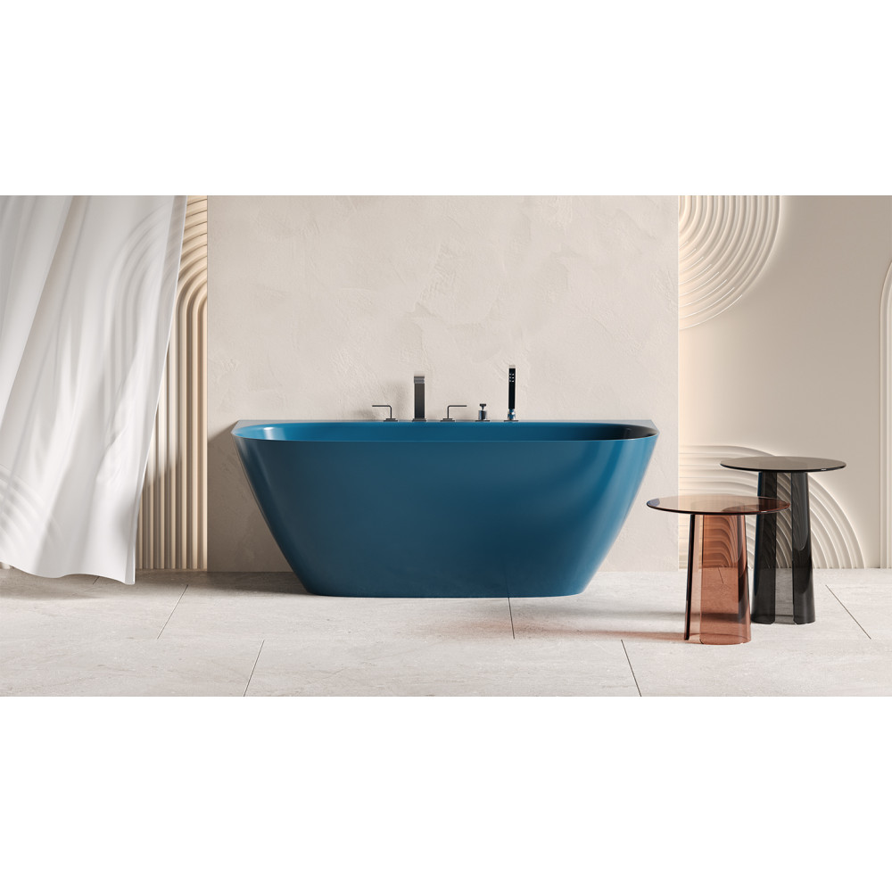 Пристенная ванна S-Sense SOFIA WALL 160 Глянцевая 102517G Salini