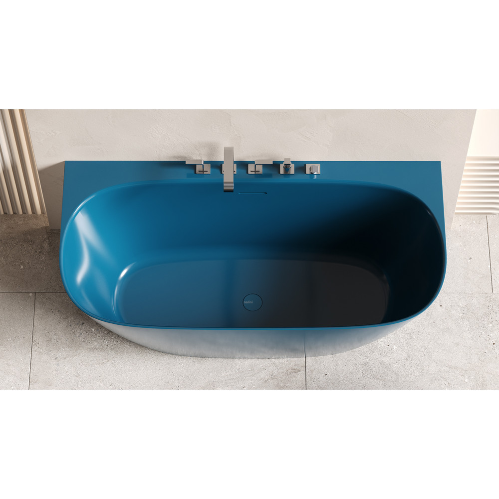 Пристенная ванна S-Sense SOFIA WALL 160 Глянцевая 102517G Salini