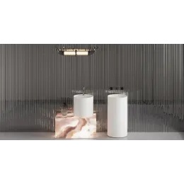 Напольная раковина S-Sense ARMONIA ROUND 01 Глянцевая 130411G Salini