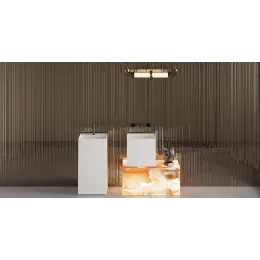 Напольная раковина S-Sense ARMONIA SQUARE TOP 01 Глянцевая 130511TG Salini