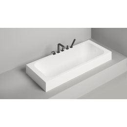 Встраиваемая ванна S-Sense ORLANDA 180x80 Глянцевая 102012G Salini