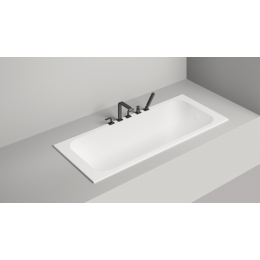 Встраиваемая ванна S-Sense ORLANDA 180x80 Глянцевая 102012G Salini