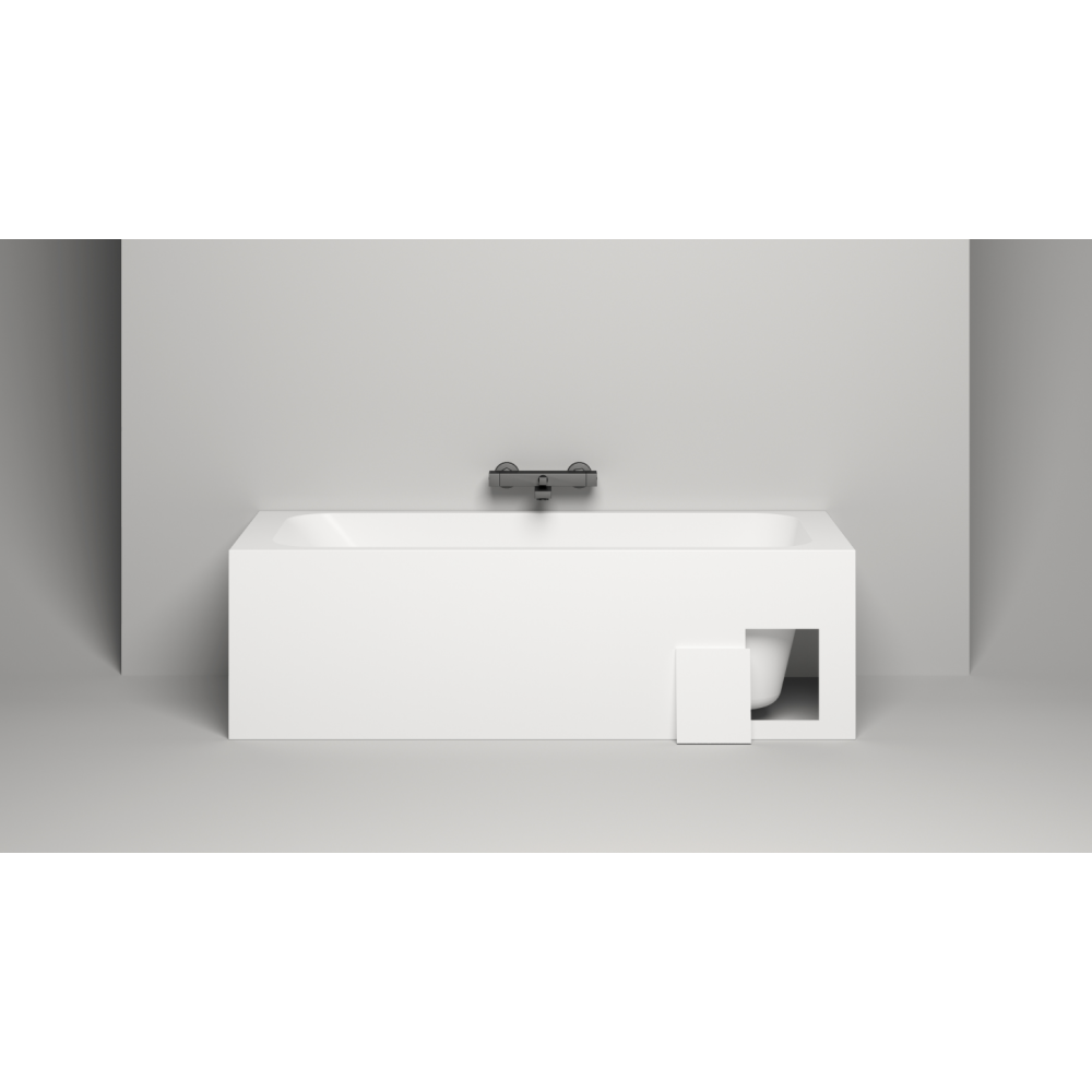 Встраиваемая ванна S-Sense ORLANDA 180x80 Глянцевая 102012G Salini