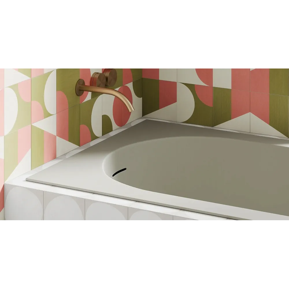 Встраиваемая ванна S-Sense ORNELLA KIT 170х80 Глянцевая 102414G Salini