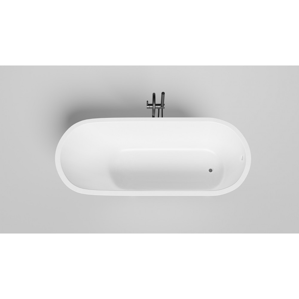 Встраиваемая ванна S-Sense ORNELLA 180x80 Глянцевая 102312G Salini