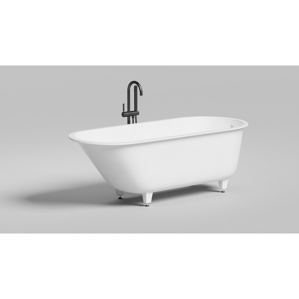 Встраиваемая ванна S-Sense ORNELLA 180x80 Глянцевая 102312G Salini