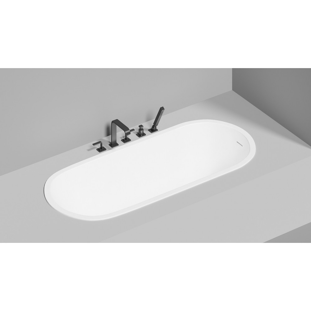 Встраиваемая ванна S-Sense ORNELLA KIT 180x80 Глянцевая 102412G Salini