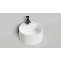 Накладная раковина S-Sense ARMONIA ROUND TOP 02 Глянцевая 130412TG Salini