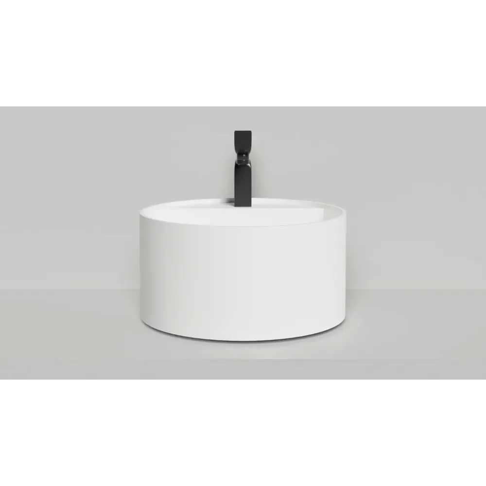Накладная раковина S-Sense ARMONIA ROUND TOP 02 Глянцевая 130412TG Salini