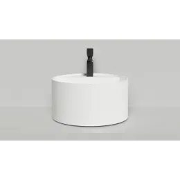 Накладная раковина S-Sense ARMONIA ROUND TOP 02 Глянцевая 130412TG Salini