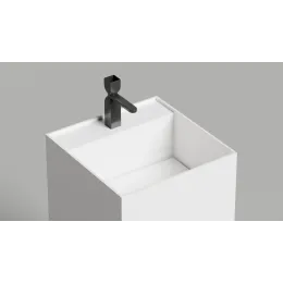 Напольная раковина S-Sense ARMONIA SQUARE TOP 01 Глянцевая 130511TG Salini
