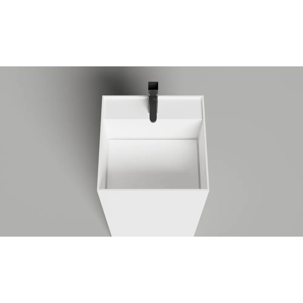 Напольная раковина S-Sense ARMONIA SQUARE TOP 01 Глянцевая 130511TG Salini