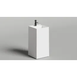 Напольная раковина S-Sense ARMONIA SQUARE TOP 01 Глянцевая 130511TG Salini