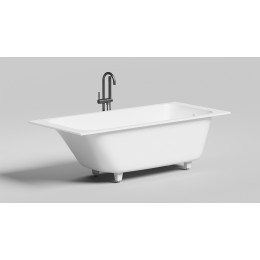Встраиваемая ванна S-Sense ORLANDA 180x80 Глянцевая 102012G Salini