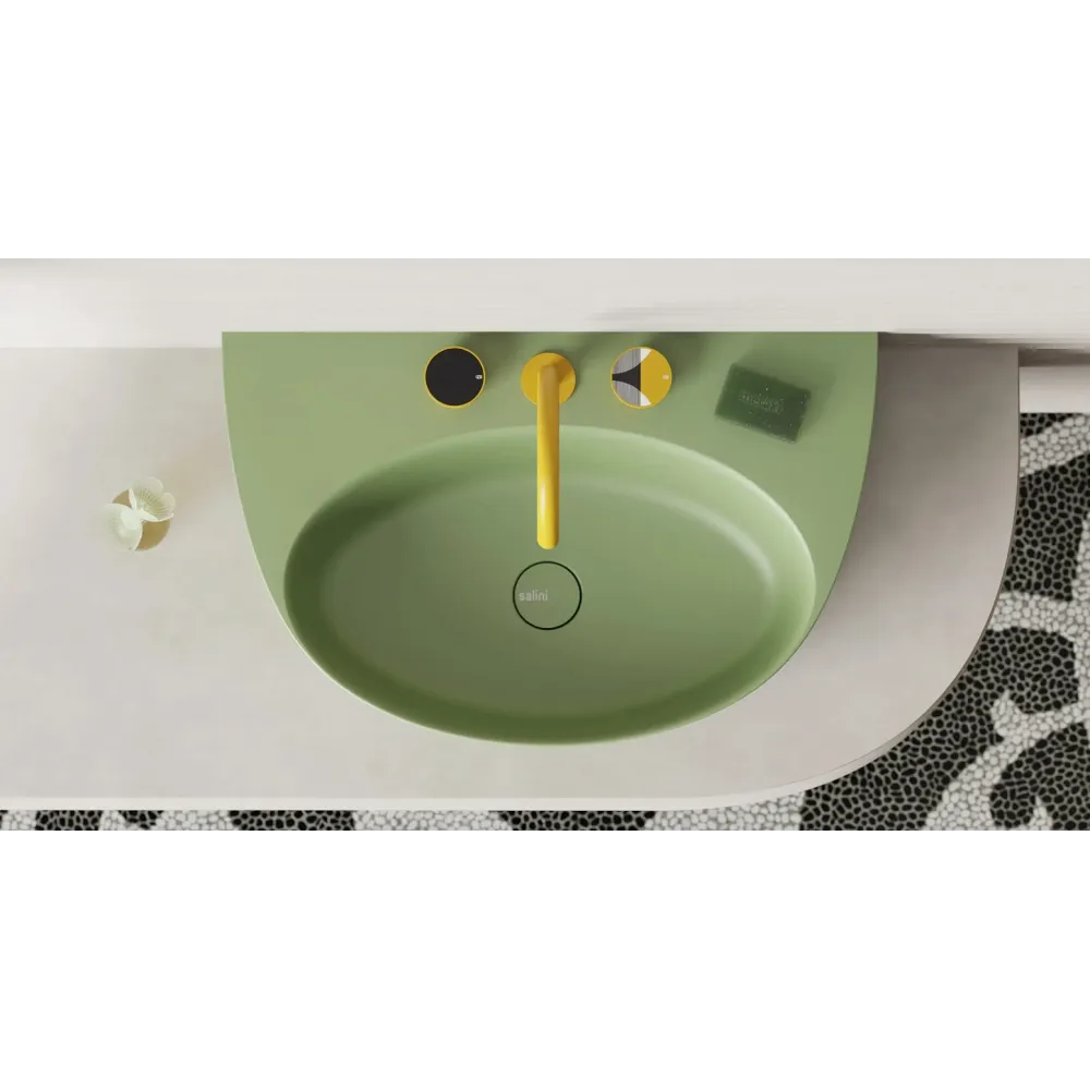 Подвесная раковина S-Sense ALDA WALL 03 Глянцевая 140313G Salini
