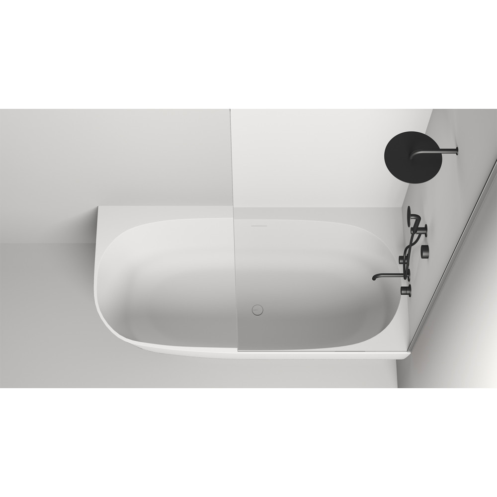 Угловая ванна S-Sense SOFIA CORNER R Глянцевая 102514G Salini