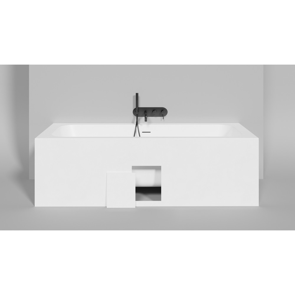 Встраиваемая ванна S-Sense ORLANDA AXIS KIT 190x80 Глянцевая 103311G Salini
