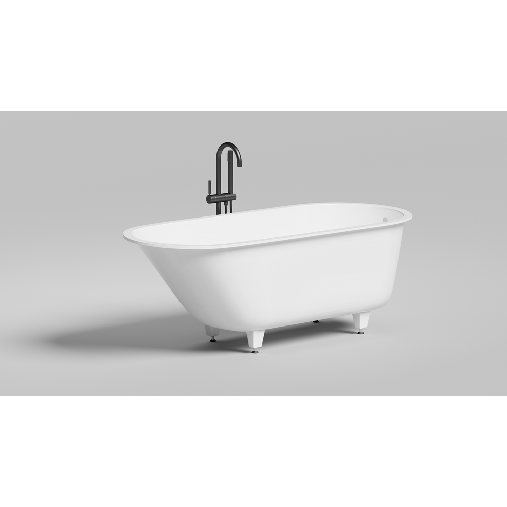 Встраиваемая ванна S-Sense ORNELLA 170х80 Глянцевая 102314G Salini