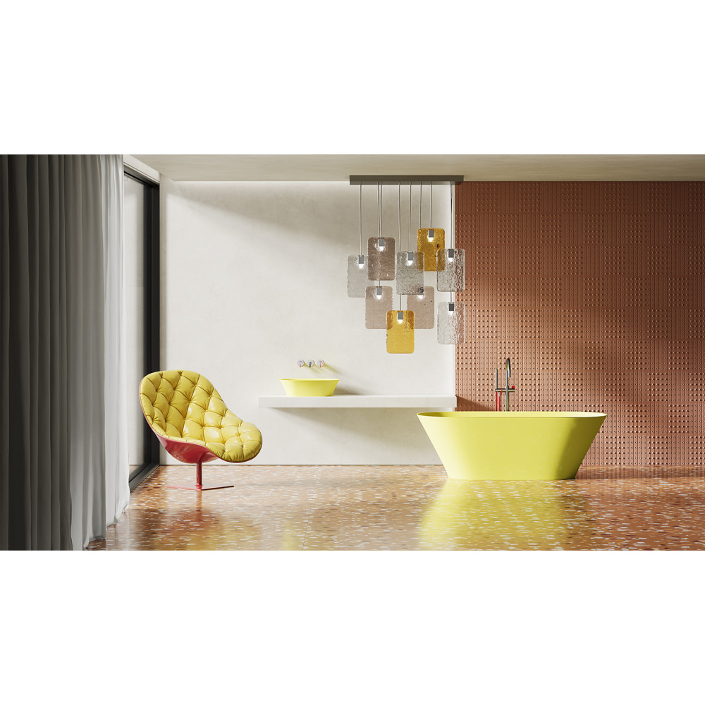 Отдельностоящая ванна S-Sense MONA 180 Глянцевая 102911G Salini
