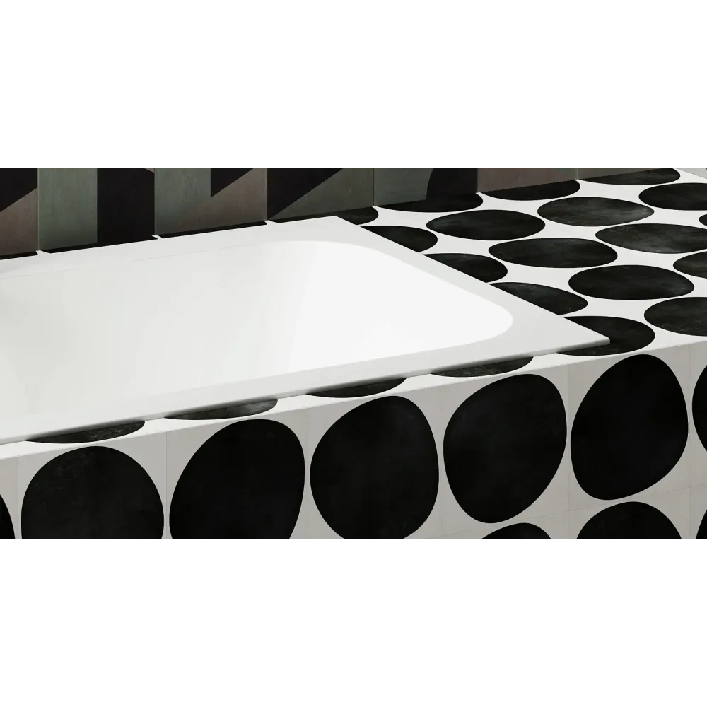 Встраиваемая ванна S-Sense ORLANDA AXIS KIT 180x80 Глянцевая 103312G Salini