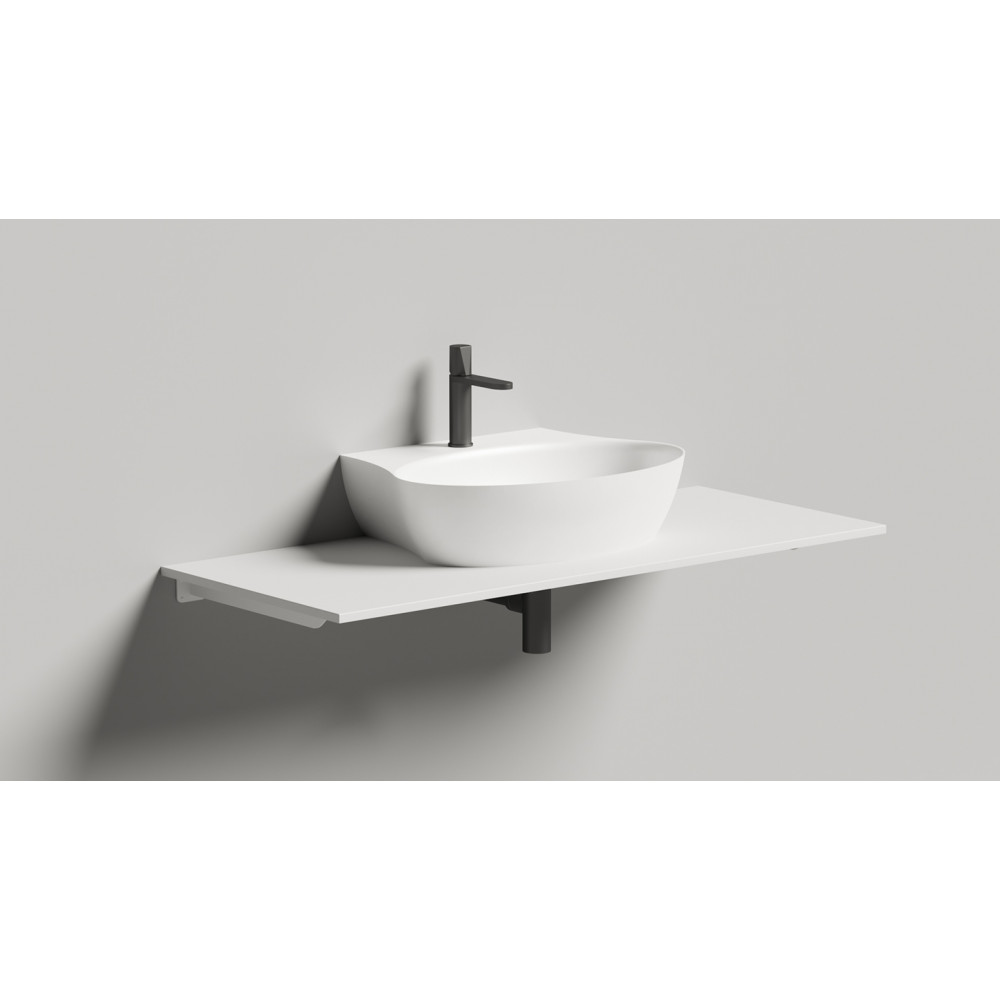 Подвесная раковина S-Sense ALDA WALL 01 Глянцевая 140311G Salini